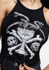 Temptation Snakes Racer Back Vest