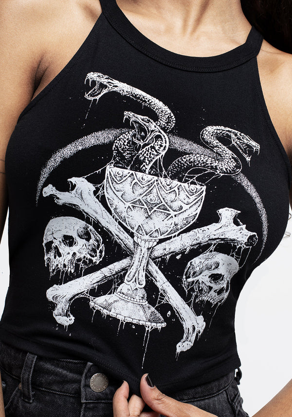 Temptation Snakes Racer Back Vest