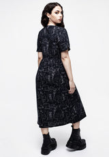 Realm Button Down Midi Dress