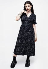 Realm Button Down Midi Dress