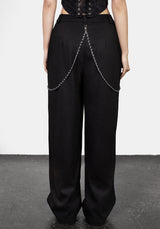 Descent Chain Wide Leg Trousers