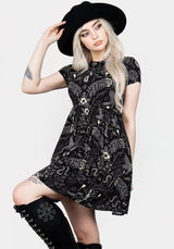 Hecate's Garden Skater Mini Dress