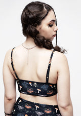 Luna Moth Twist Bikini Top