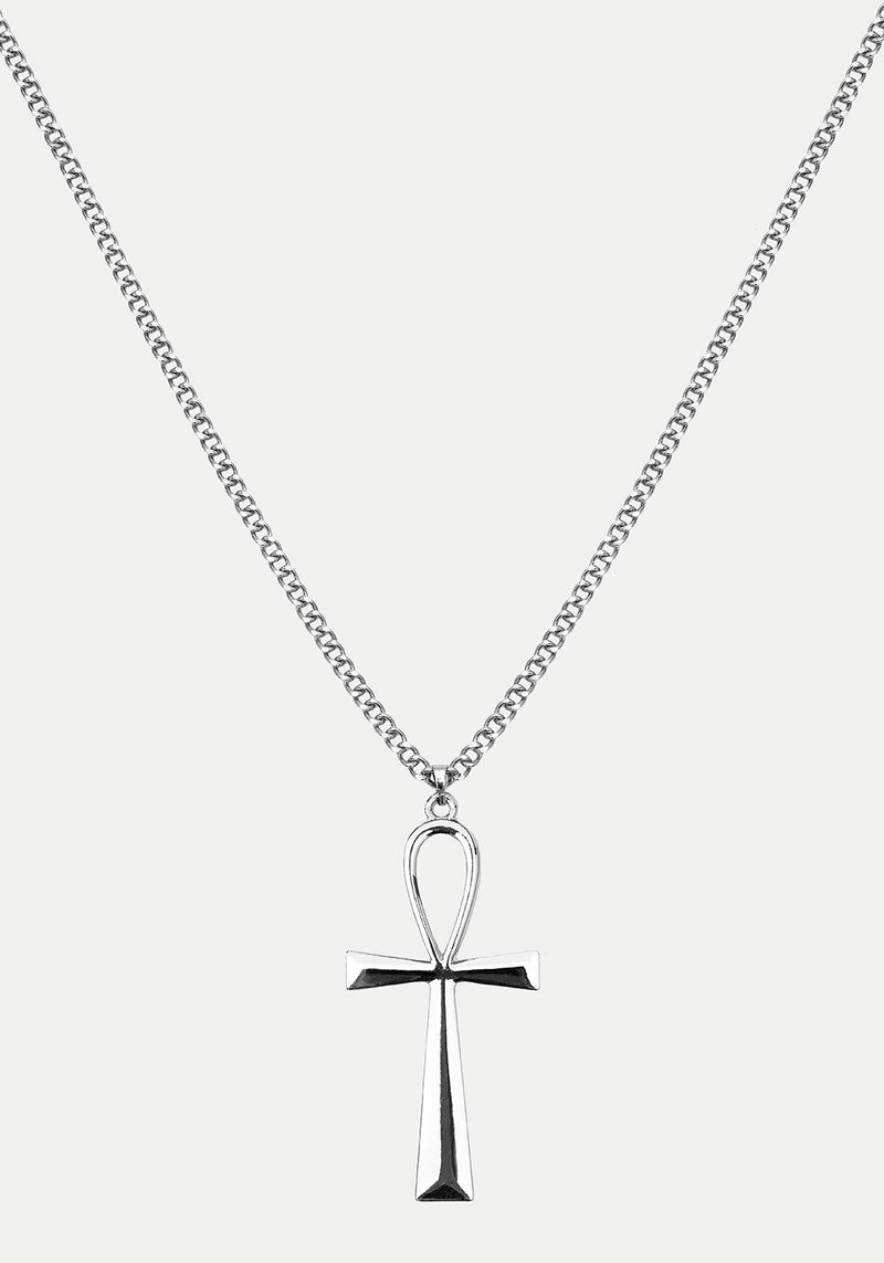 Taweret Long Chain Ankh Pendant