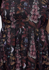 Foxglove Mini Skater Dress