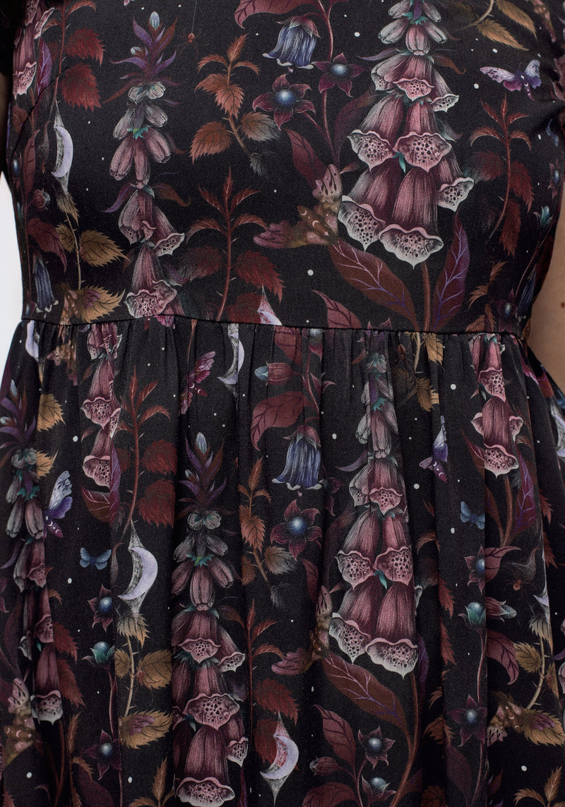 Foxglove Mini Skater Dress
