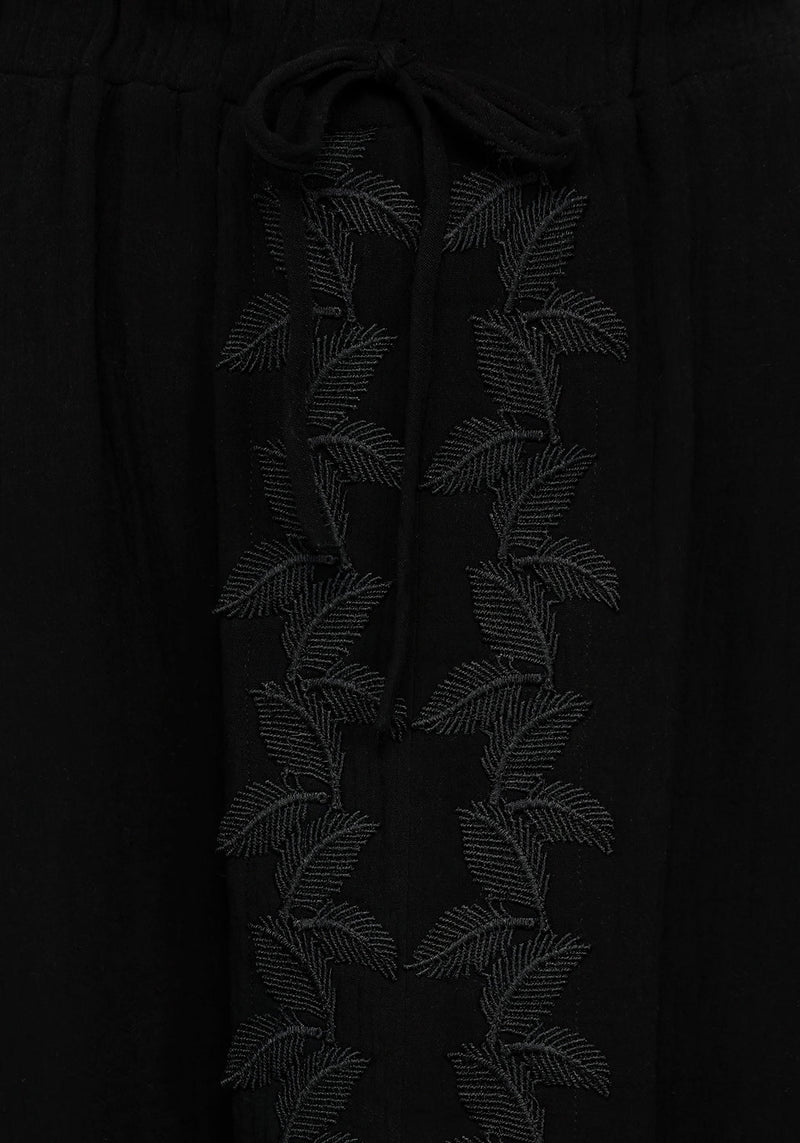 Vine Textured Midi Skirt