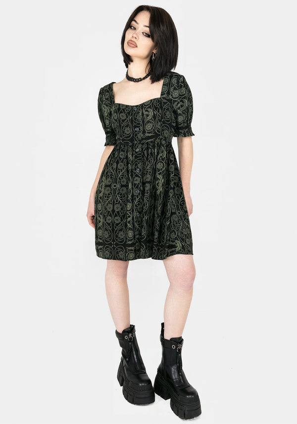 Fianna Button Front Mini Dress