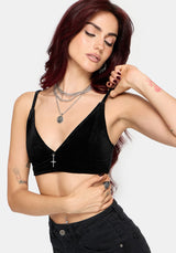 Unholy Velour Bralet