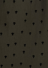 Chanterelle Velour Puff Sleeve Mini Dress