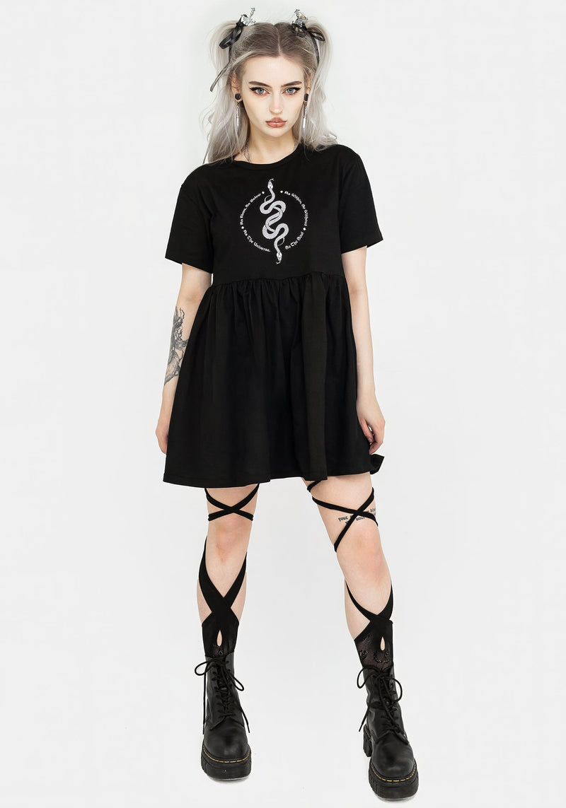 Hermetica Jersey Skater Dress