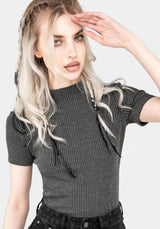 Bryony Striped Crop Top