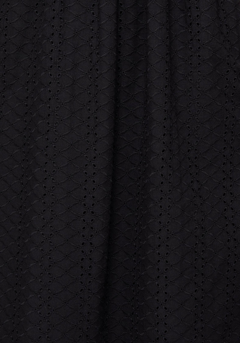 Euthymia Broderie Puff Sleeve Maxi Dress