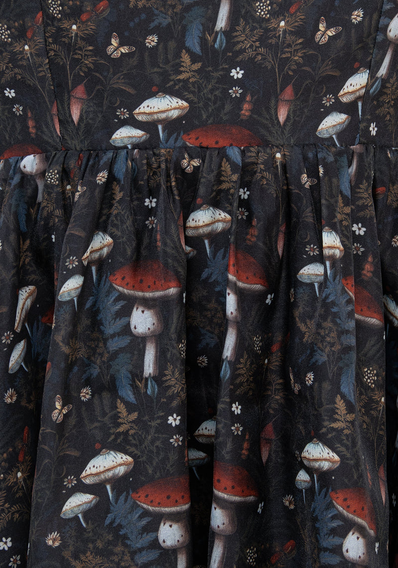 Amanita Organza Puffball Mini Dress