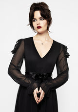 Scorn Cold Shoulder Maxi Dress