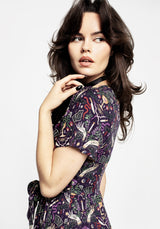 Modern Mystic Button Up Midi Dress