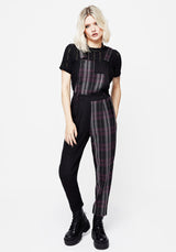 Gambit Spliced Check Dungarees