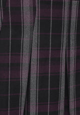 Gambit Check Pleated Mini Skirt