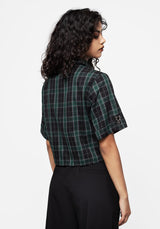 Cardio Check Cotton Button Up Shirt