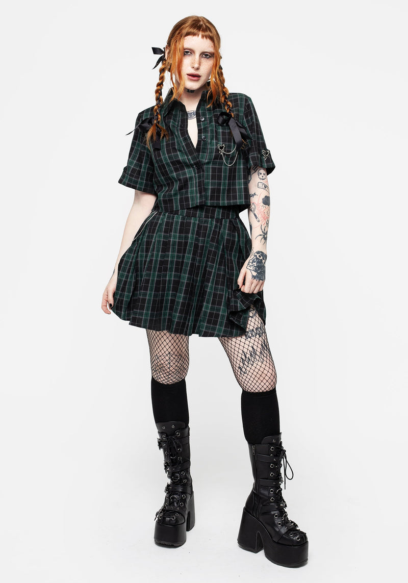 Cardio Check Cotton Button Up Shirt