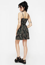 Hemlock Mini Apron Dress - Green