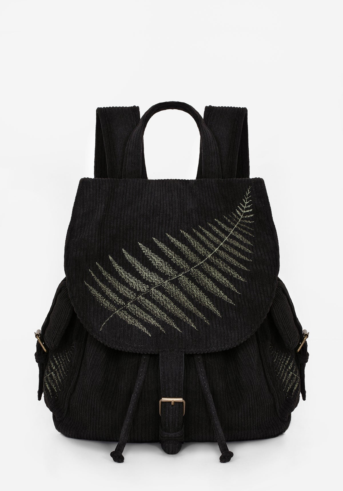 Farn Bestickt Schulranzen Rucksack