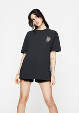 Gravity Cotton Snake Printed T-Shirt