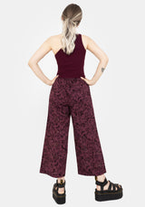 Morgana Cotton Broderie Tie Waist Culottes