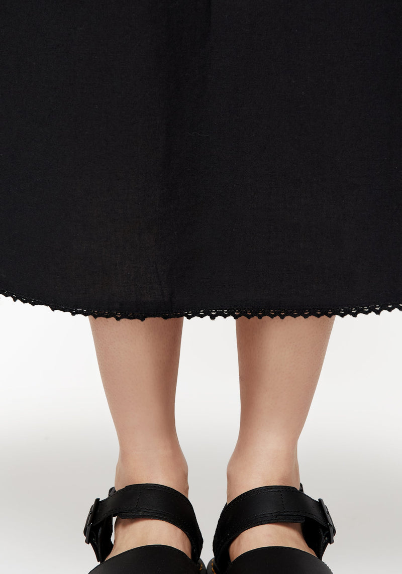 Larissa Hand Embroidered Smocked Midaxi Dress