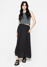Crux Broderie Midaxi Skirt