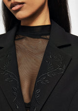 Funnelweb Embroidered Relaxed Blazer