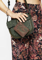 Fern Embroidered Card Holder