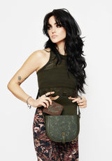 Fern Embroidered Card Holder