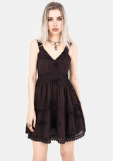 Burnout Tie Dye Cotton Mini Dress