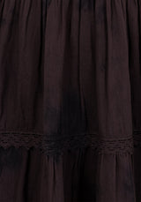 Burnout Tie Dye Cotton Mini Dress