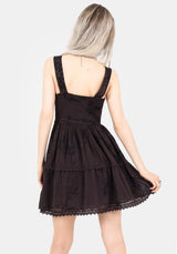 Burnout Tie Dye Cotton Mini Dress