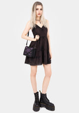 Burnout Tie Dye Cotton Mini Dress