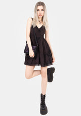 Burnout Tie Dye Cotton Mini Dress