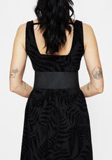 Apricity Paisley Debossed Waist Belt