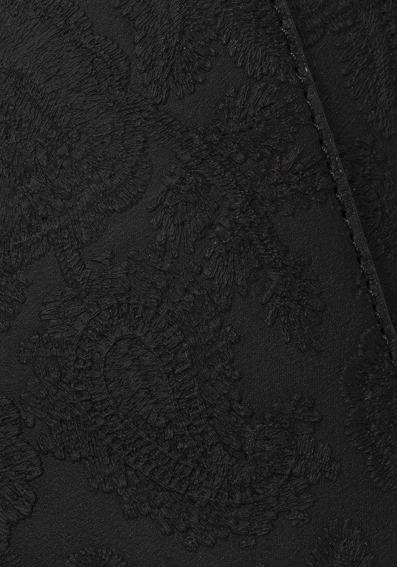 Apricity Paisley Debossed Waist Belt