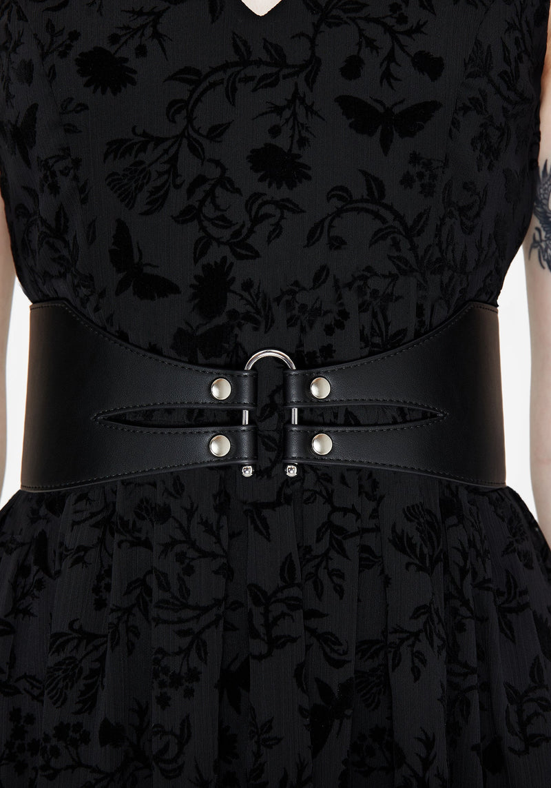 Chasm Oval Detail Waist Belt