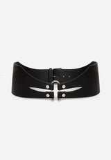 Chasm Oval Detail Waist Belt