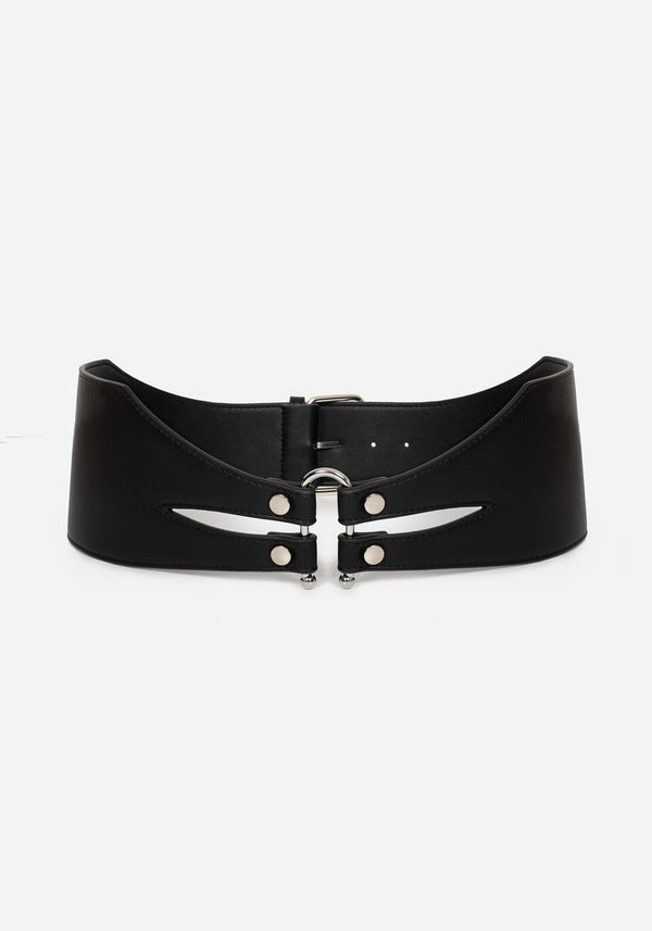 Chasm Oval Detail Waist Belt