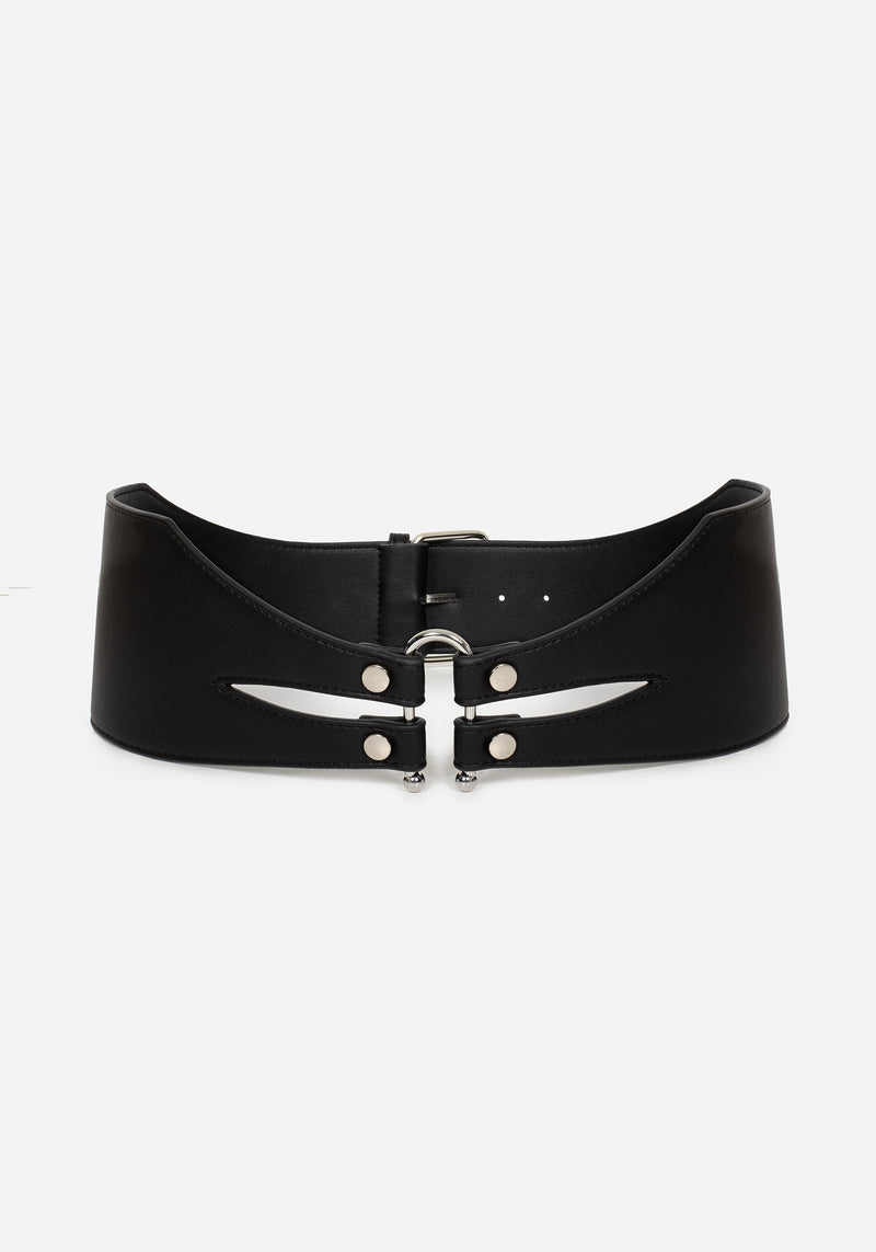 Chasm Oval Detail Waist Belt