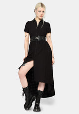 Nephra Tie Waist Midi Shirt Dress EU 34