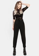 Cassandra Lace-Up Waist Tailored Trouser