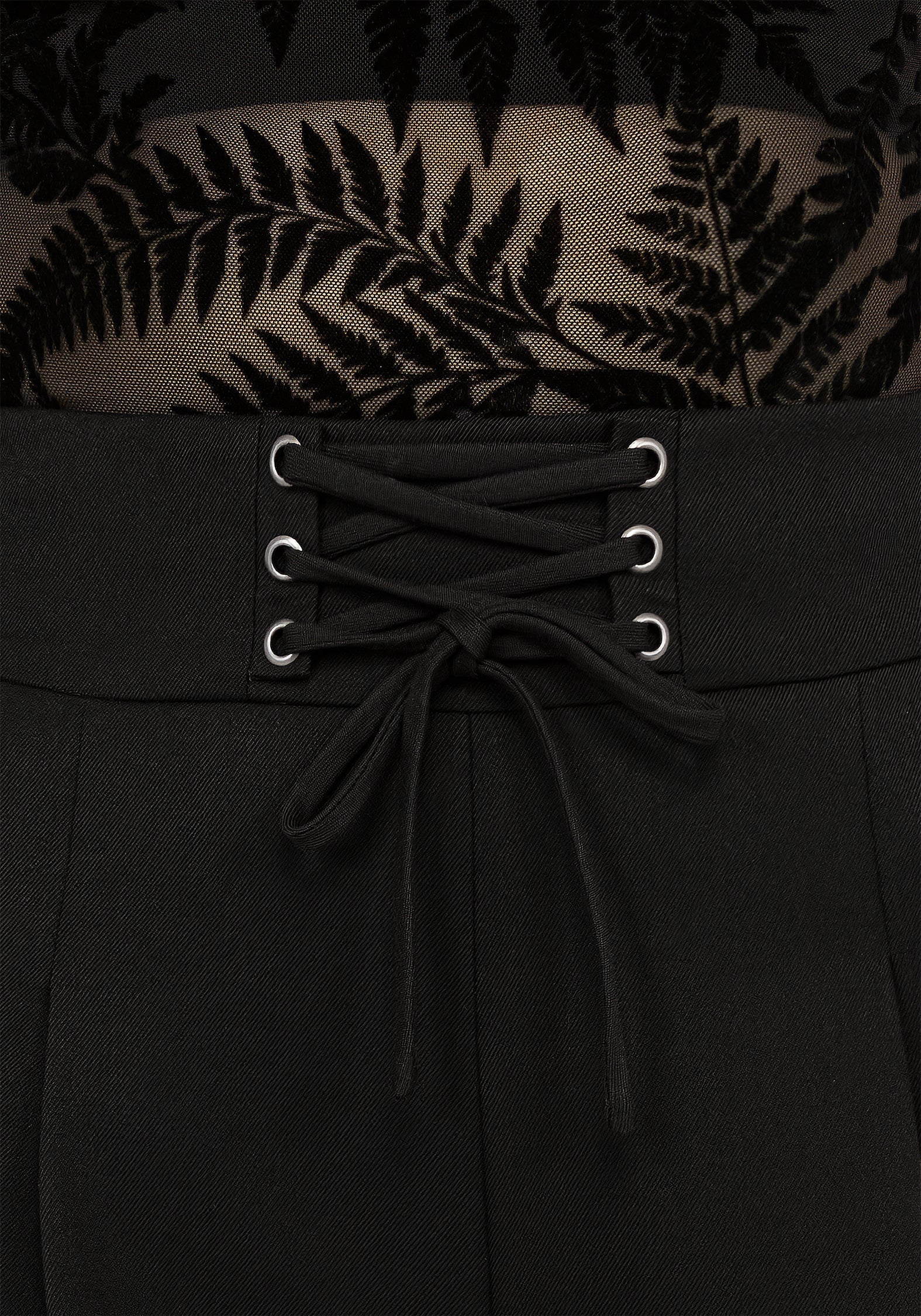 Cassandra Lace-Up Taille Massgeschneidert Hose