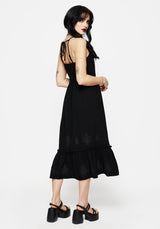 Cordata Embroidered Cami Midi Smock Dress