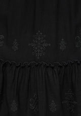 Cordata Embroidered Cami Midi Smock Dress