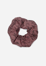 Roxana Moth Foxglove Hair Scrunchie